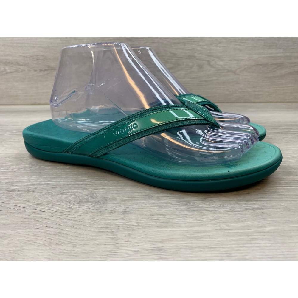 Vionic Tide II Blue Orthotic Flip Flop Sandals Women's Size 9 Comfort Shoes